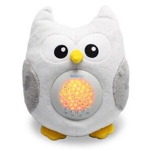 Bubzi co baby soother white noise sound machine and sleep aid night light owl
